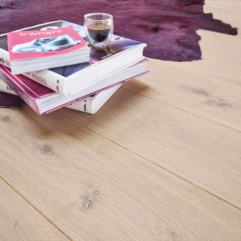 Trägolv Meister PD 400 Limed off-white oak lively