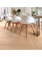 Trägolv Meister PS 500 Herringbone Off-White Oak 09021